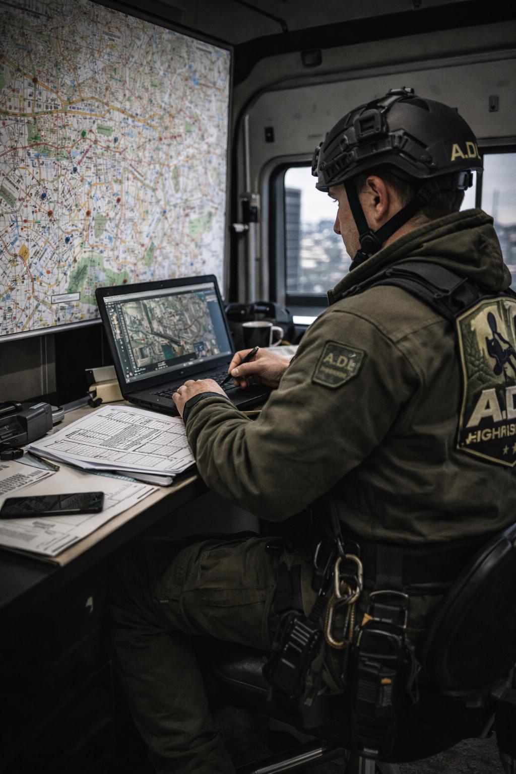 Rettungsoperation im Stadtzentrum